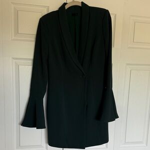 NBD Dark Green Blazer Dress